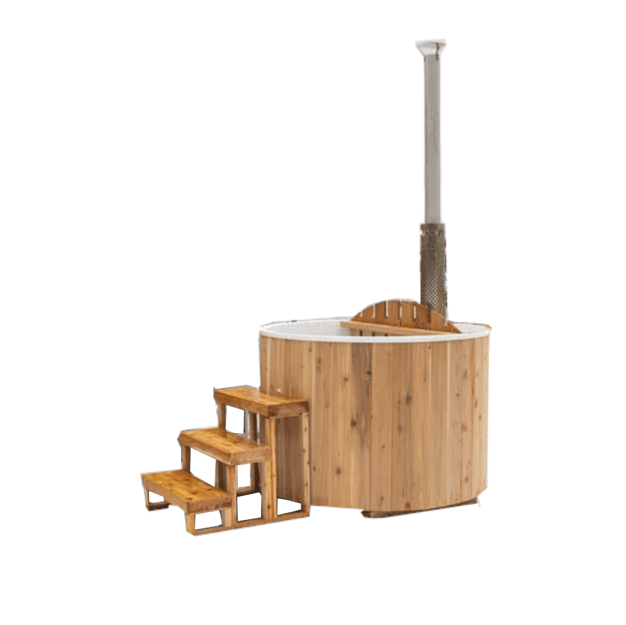 The Evolution Cedar Tub 5' - Knotty Red Cedar - Image 1